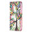 Custodia Portafoglio In Pelle Fiori Cover con Supporto L03 per Apple iPhone 13 Pro Multicolore