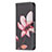 Custodia Portafoglio In Pelle Fiori Cover con Supporto L07 per Apple iPhone 13 Pro Max Marrone