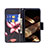 Custodia Portafoglio In Pelle Fiori Cover con Supporto L07 per Apple iPhone 15 Marrone