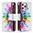 Custodia Portafoglio In Pelle Fiori Cover con Supporto per Apple iPhone 13 Pro Colorato