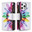 Custodia Portafoglio In Pelle Fiori Cover con Supporto per Apple iPhone 13 Pro Max Colorato