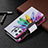 Custodia Portafoglio In Pelle Fiori Cover con Supporto per Apple iPhone 13 Pro Max Colorato