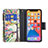 Custodia Portafoglio In Pelle Fiori Cover con Supporto per Apple iPhone 13 Pro Max Multicolore