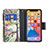 Custodia Portafoglio In Pelle Fiori Cover con Supporto per Apple iPhone 13 Pro Multicolore