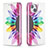 Custodia Portafoglio In Pelle Fiori Cover con Supporto per Apple iPhone 15 Colorato