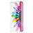 Custodia Portafoglio In Pelle Fiori Cover con Supporto per Apple iPhone 15 Plus Colorato