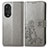 Custodia Portafoglio In Pelle Fiori Cover con Supporto per Huawei Honor 50 5G