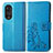 Custodia Portafoglio In Pelle Fiori Cover con Supporto per Huawei Honor 50 Pro 5G