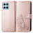 Custodia Portafoglio In Pelle Fiori Cover con Supporto per Huawei Honor 70 Lite 5G