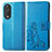 Custodia Portafoglio In Pelle Fiori Cover con Supporto per Huawei Honor 90 5G