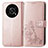 Custodia Portafoglio In Pelle Fiori Cover con Supporto per Huawei Honor Magic4 Lite 5G Oro Rosa