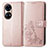 Custodia Portafoglio In Pelle Fiori Cover con Supporto per Huawei P50