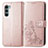 Custodia Portafoglio In Pelle Fiori Cover con Supporto per Motorola Moto Edge S30 5G