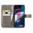 Custodia Portafoglio In Pelle Fiori Cover con Supporto per Motorola Moto Edge X30 5G