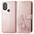 Custodia Portafoglio In Pelle Fiori Cover con Supporto per Motorola Moto G Play Gen 2 Rosa