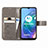 Custodia Portafoglio In Pelle Fiori Cover con Supporto per Motorola Moto G10 Power