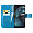 Custodia Portafoglio In Pelle Fiori Cover con Supporto per Motorola Moto G14