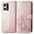 Custodia Portafoglio In Pelle Fiori Cover con Supporto per Oppo F21s Pro 4G Rosa