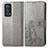 Custodia Portafoglio In Pelle Fiori Cover con Supporto per Oppo Reno6 Pro 5G