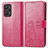 Custodia Portafoglio In Pelle Fiori Cover con Supporto per Realme GT Neo 3T 5G Oro Rosa