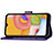 Custodia Portafoglio In Pelle Fiori Cover con Supporto per Samsung Galaxy A01 SM-A015