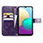 Custodia Portafoglio In Pelle Fiori Cover con Supporto per Samsung Galaxy A02