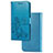 Custodia Portafoglio In Pelle Fiori Cover con Supporto per Samsung Galaxy A31