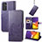 Custodia Portafoglio In Pelle Fiori Cover con Supporto per Samsung Galaxy A34 5G