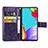 Custodia Portafoglio In Pelle Fiori Cover con Supporto per Samsung Galaxy A52 4G