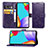 Custodia Portafoglio In Pelle Fiori Cover con Supporto per Samsung Galaxy A52 4G