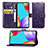 Custodia Portafoglio In Pelle Fiori Cover con Supporto per Samsung Galaxy A52s 5G