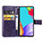 Custodia Portafoglio In Pelle Fiori Cover con Supporto per Samsung Galaxy A72 4G
