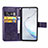 Custodia Portafoglio In Pelle Fiori Cover con Supporto per Samsung Galaxy M60s