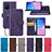 Custodia Portafoglio In Pelle Fiori Cover con Supporto per Samsung Galaxy M80S