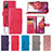 Custodia Portafoglio In Pelle Fiori Cover con Supporto per Samsung Galaxy S20 FE 4G