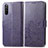 Custodia Portafoglio In Pelle Fiori Cover con Supporto per Sony Xperia 10 III SOG04