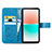 Custodia Portafoglio In Pelle Fiori Cover con Supporto per Sony Xperia 10 IV