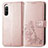 Custodia Portafoglio In Pelle Fiori Cover con Supporto per Sony Xperia 10 IV SO-52C