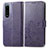 Custodia Portafoglio In Pelle Fiori Cover con Supporto per Sony Xperia 5 III SO-53B