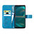 Custodia Portafoglio In Pelle Fiori Cover con Supporto per Sony Xperia 5 III SO-53B