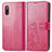 Custodia Portafoglio In Pelle Fiori Cover con Supporto per Sony Xperia Ace II SO-41B