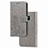 Custodia Portafoglio In Pelle Fiori Cover con Supporto per Xiaomi Mi 10T Lite 5G Grigio