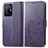Custodia Portafoglio In Pelle Fiori Cover con Supporto per Xiaomi Mi 11T 5G Viola