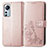 Custodia Portafoglio In Pelle Fiori Cover con Supporto per Xiaomi Mi 12 5G Rosa