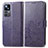 Custodia Portafoglio In Pelle Fiori Cover con Supporto per Xiaomi Mi 12T 5G Viola