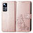 Custodia Portafoglio In Pelle Fiori Cover con Supporto per Xiaomi Mi 12T Pro 5G Rosa