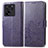 Custodia Portafoglio In Pelle Fiori Cover con Supporto per Xiaomi Mi 13T 5G Viola