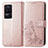 Custodia Portafoglio In Pelle Fiori Cover con Supporto per Xiaomi Poco F4 5G Rosa