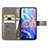Custodia Portafoglio In Pelle Fiori Cover con Supporto per Xiaomi Poco M4 Pro 5G