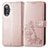 Custodia Portafoglio In Pelle Fiori Cover con Supporto per Xiaomi Redmi K40 Gaming 5G Rosa